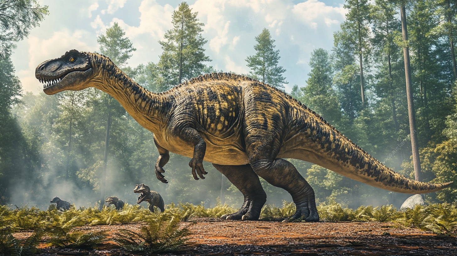 森林中的霸王龙