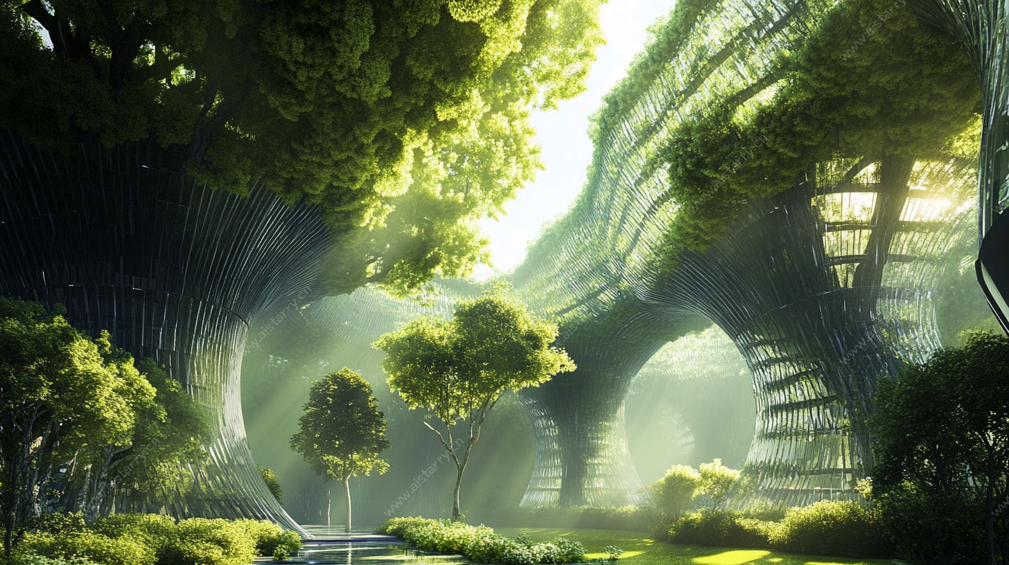 未来生态城市景观