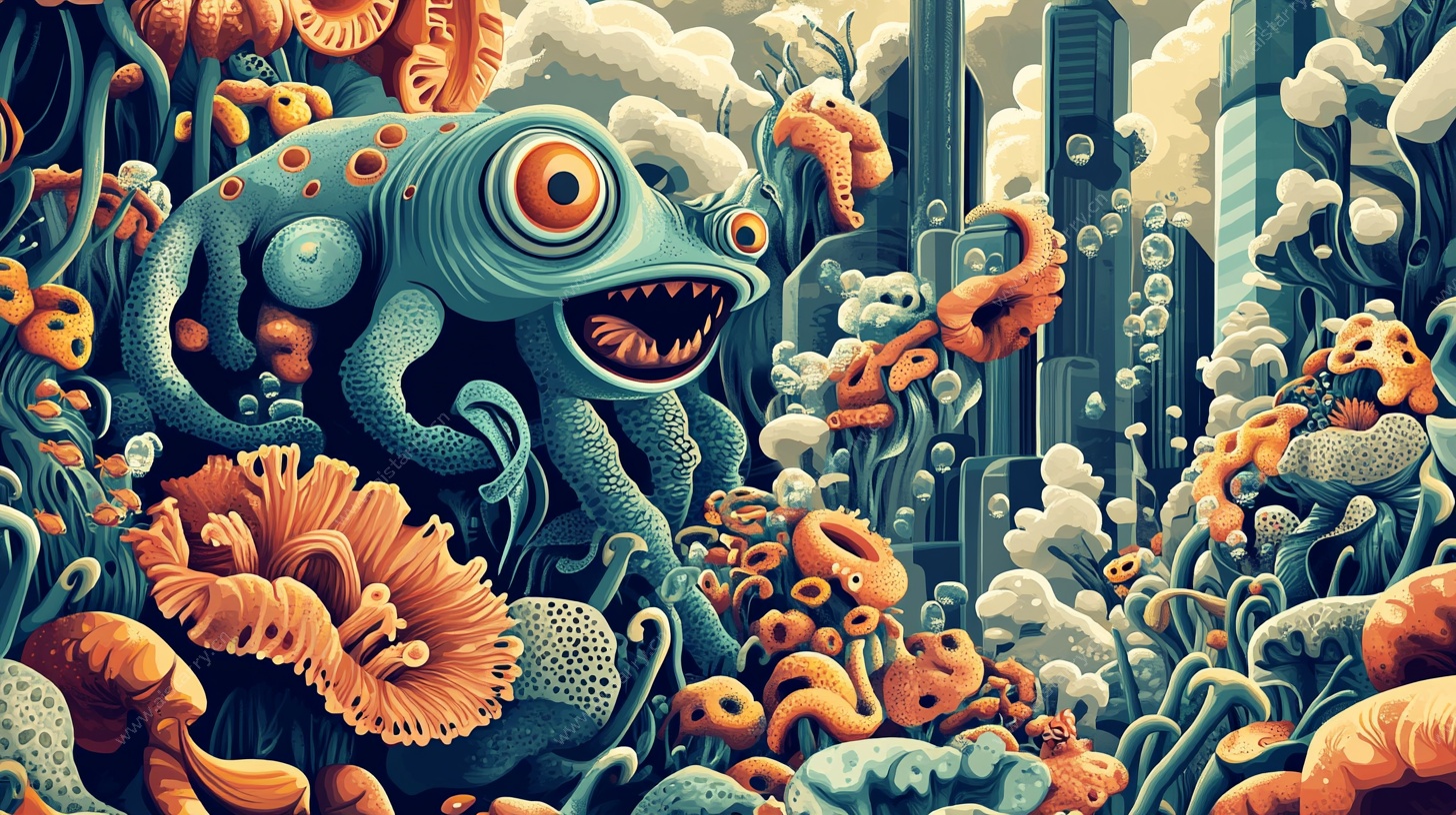 奇幻海底怪兽世界