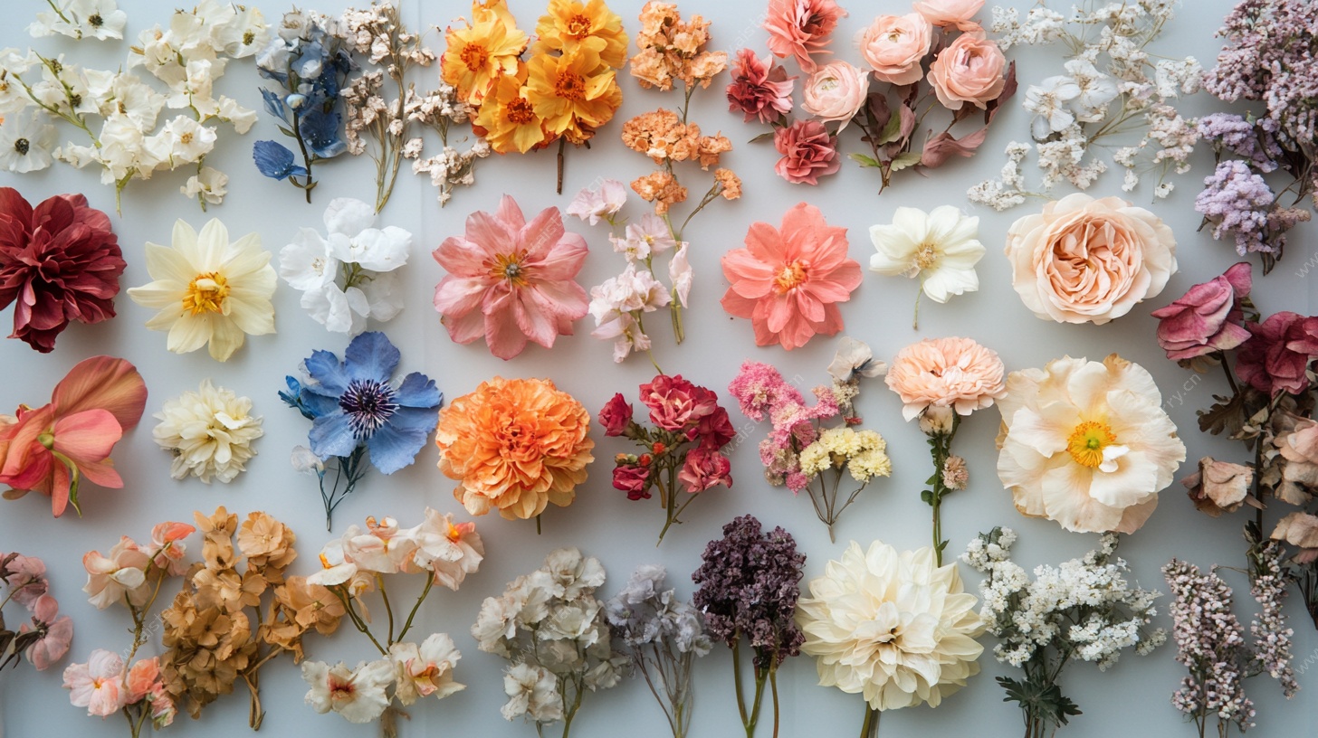 多彩缤纷花卉集合