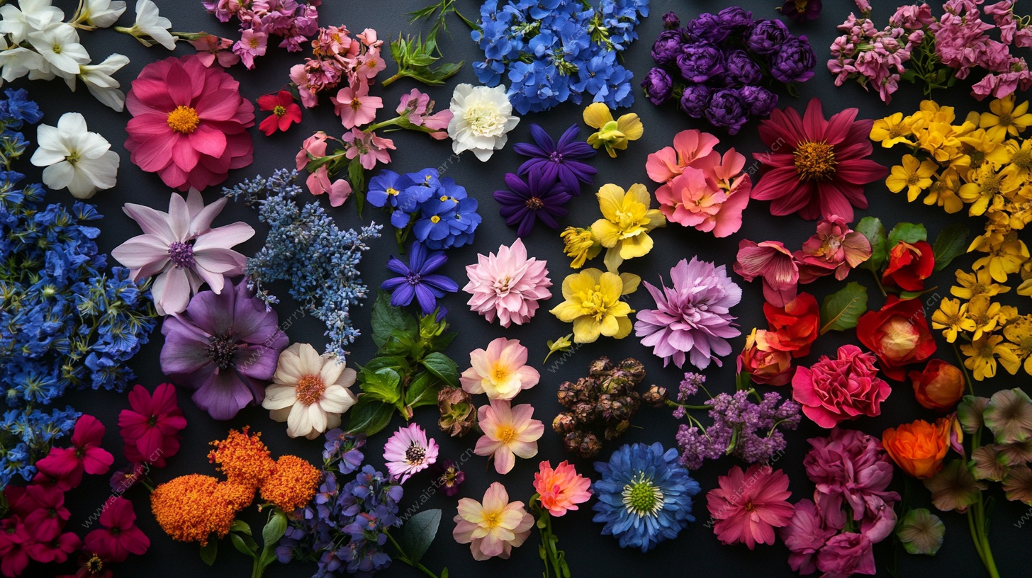 缤纷多彩花卉集合