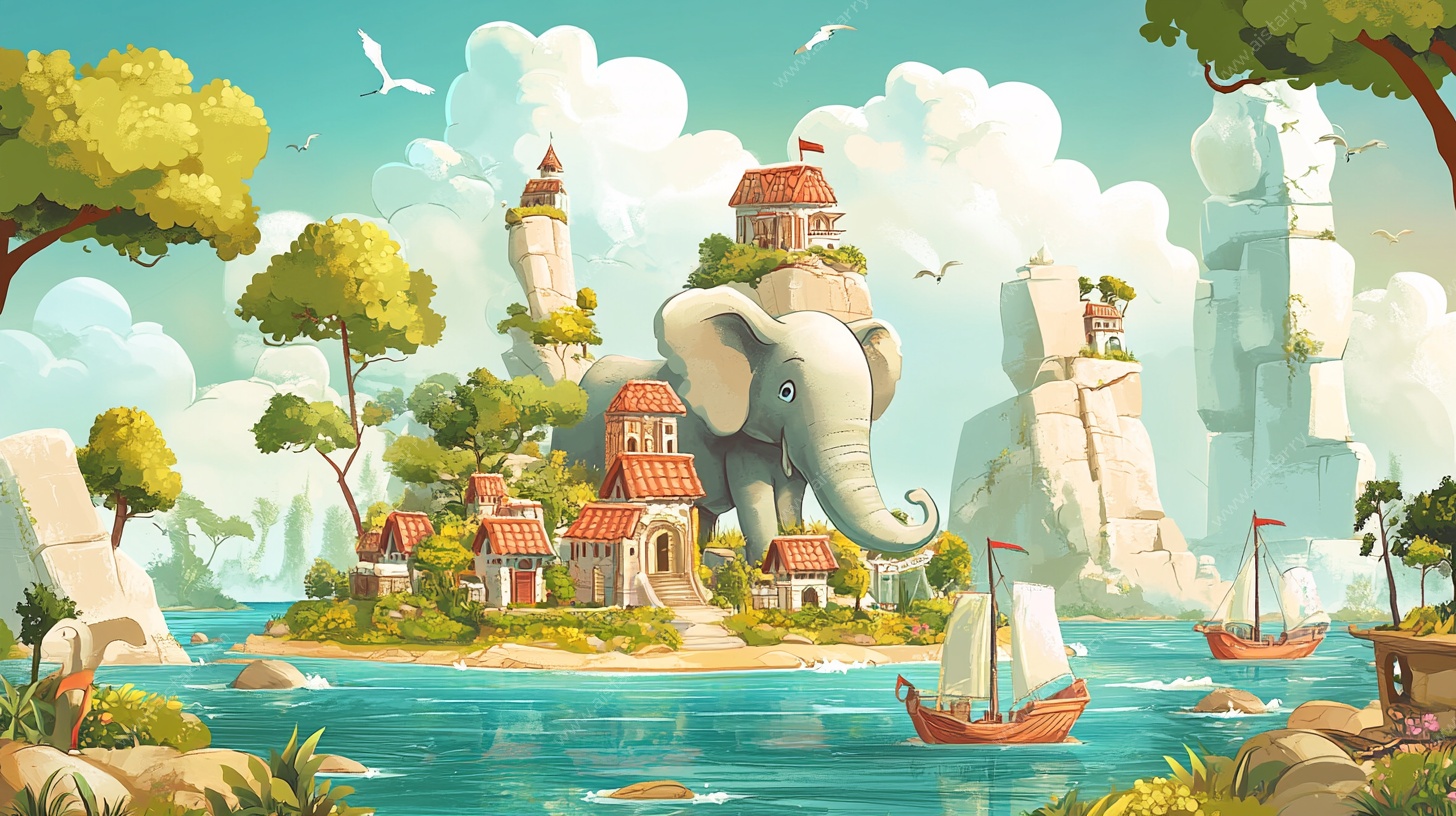 梦幻象岛奇幻风景