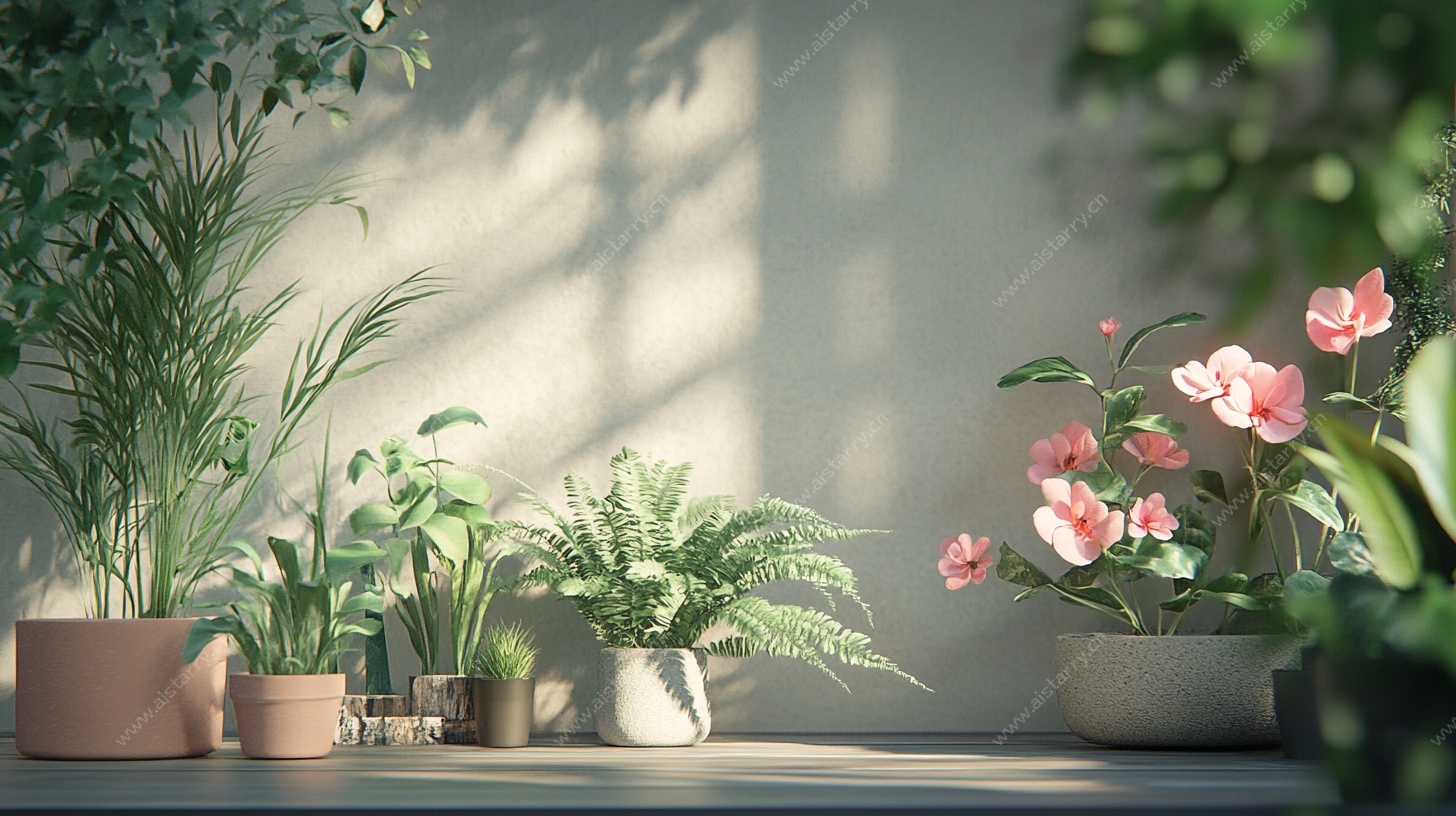 室内绿植小景 清新自然风