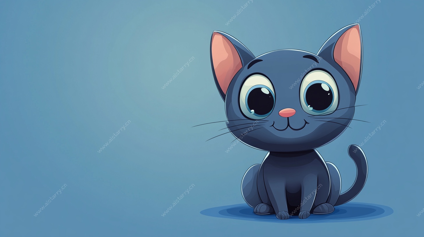 可爱卡通小猫形象