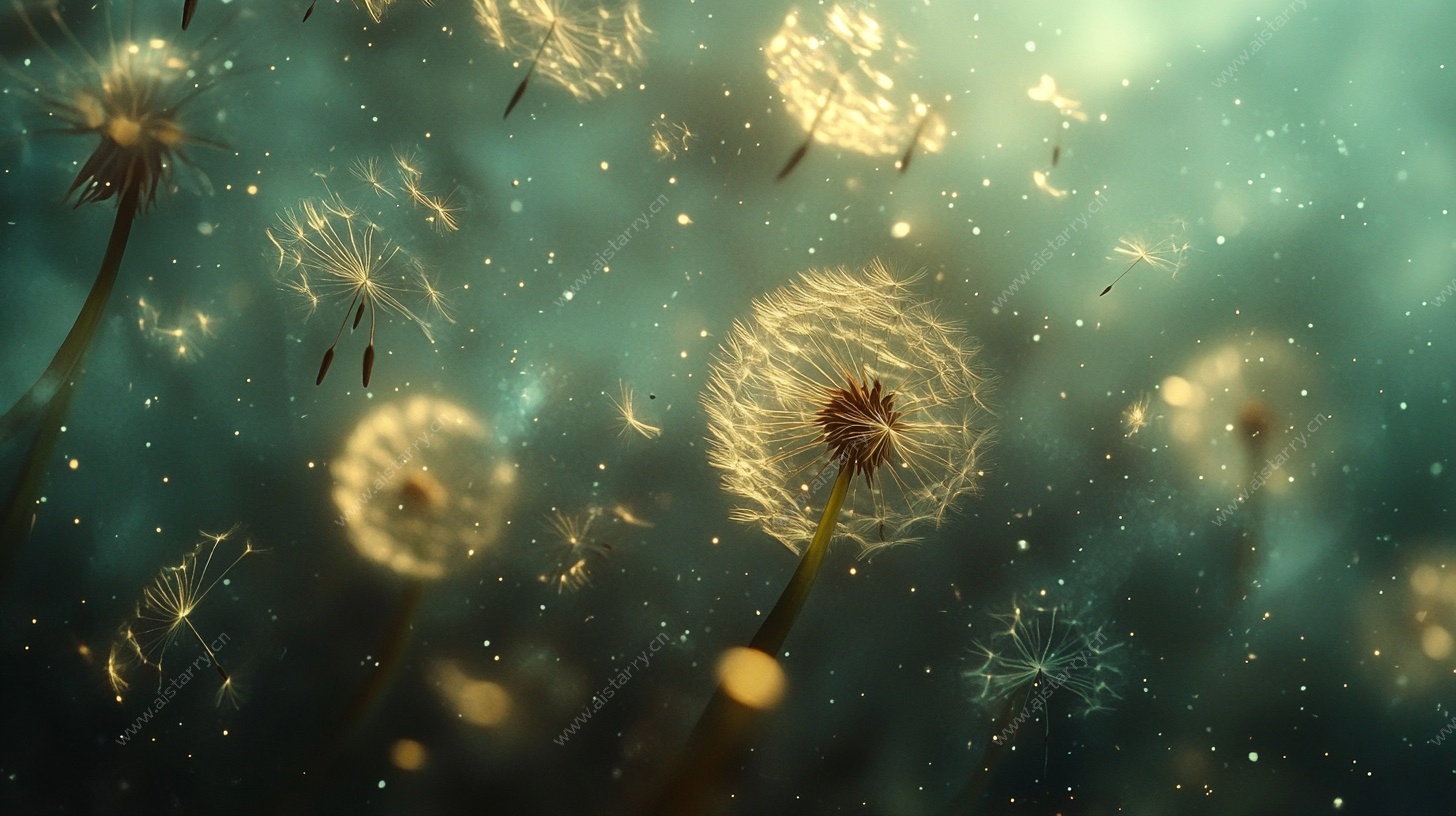 梦幻蒲公英 飞舞的诗意