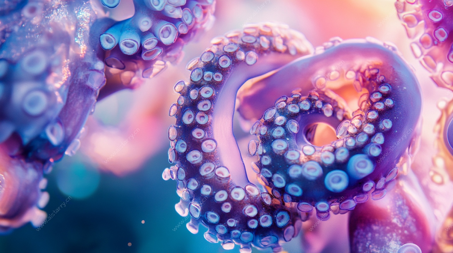 梦幻章鱼触手特写