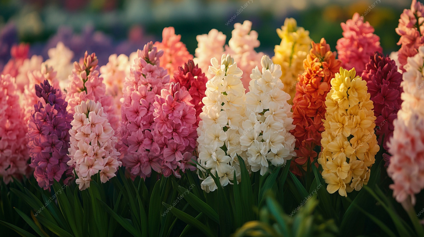 多彩风信子 绽放春日浪漫