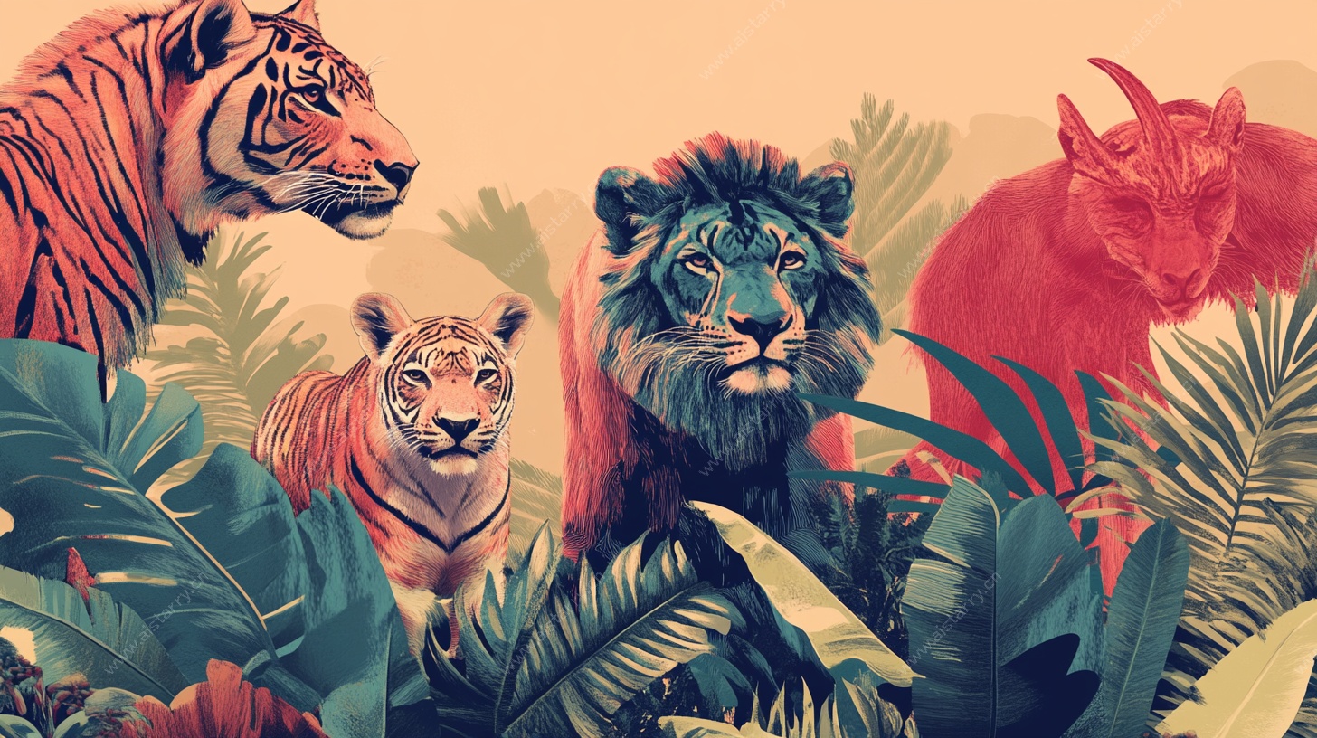 丛林中的猛兽们