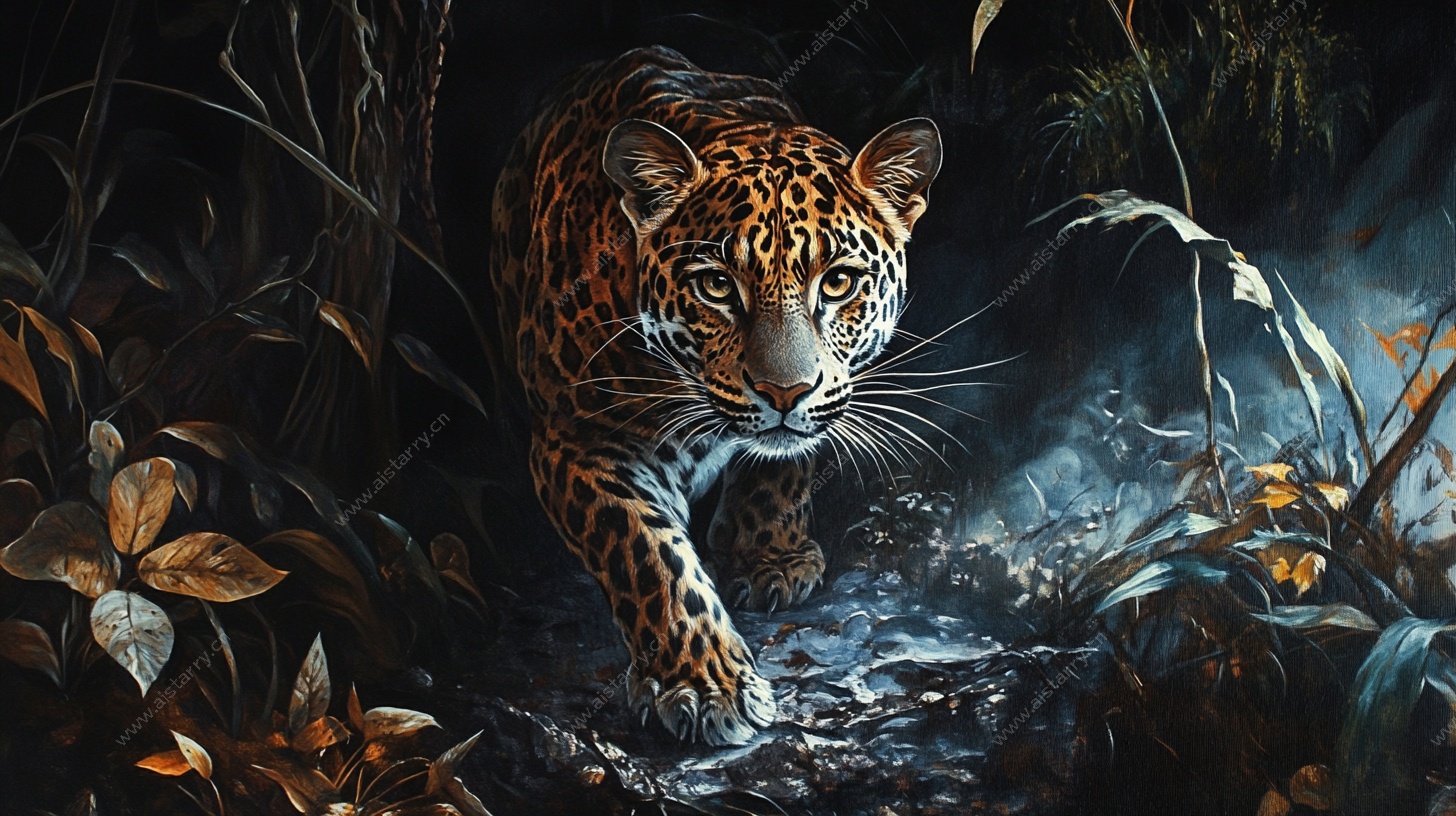 丛林中的美洲豹