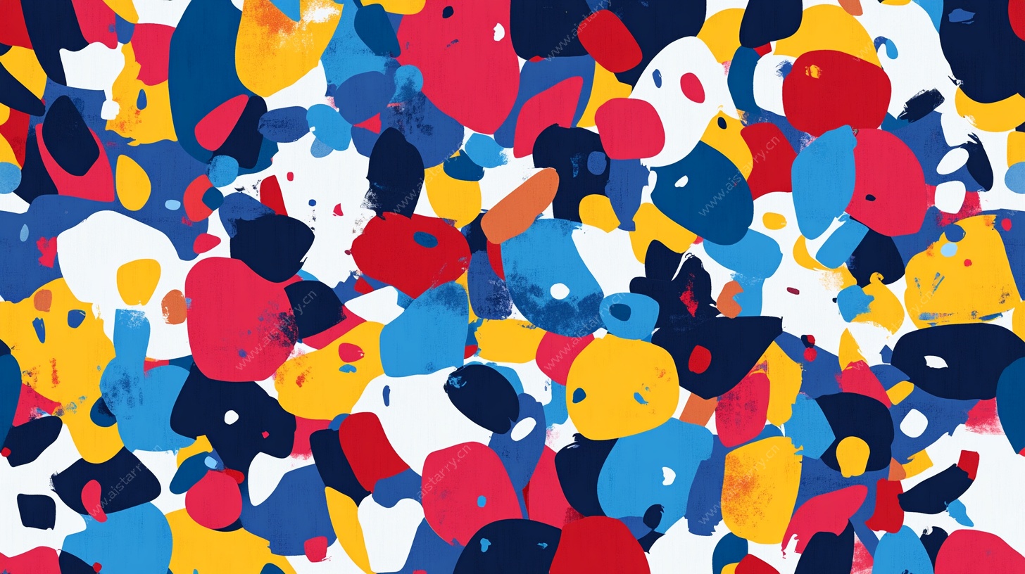 多彩抽象图案背景图