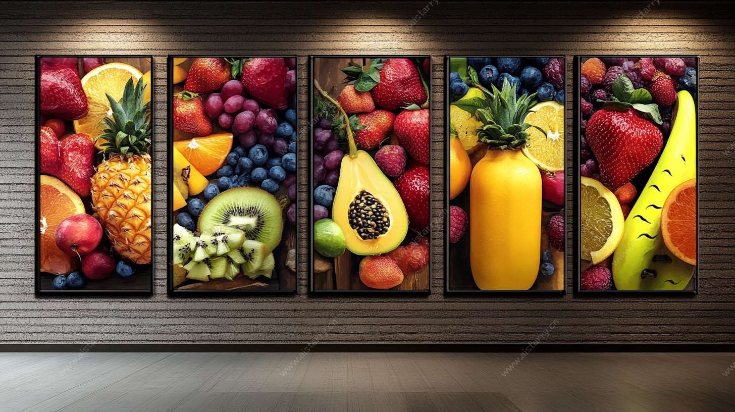 缤纷水果装饰画