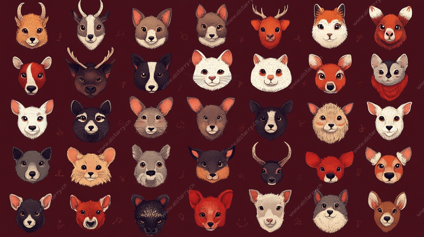 可爱动物头像集合