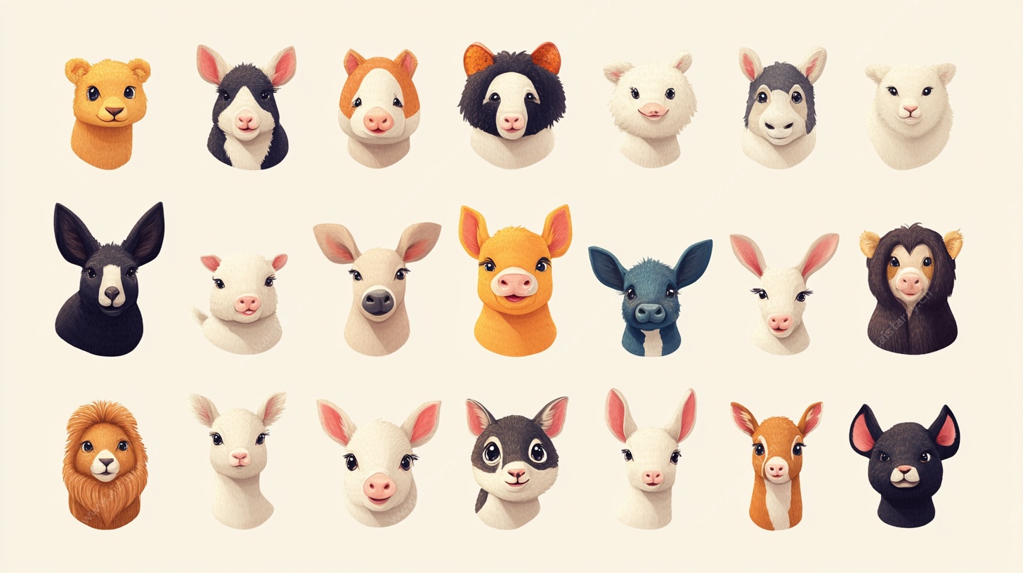 可爱动物头像集合