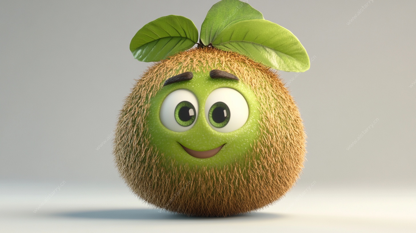 可爱猕猴桃卡通形象