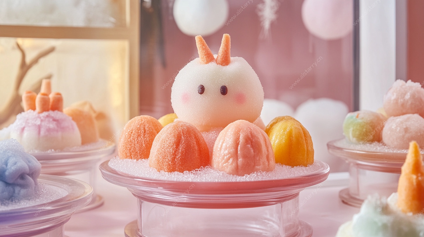 可爱萌趣卡通造型小甜点