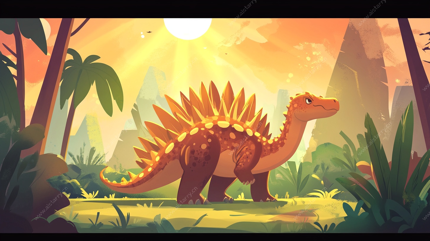 史前丛林中的剑龙