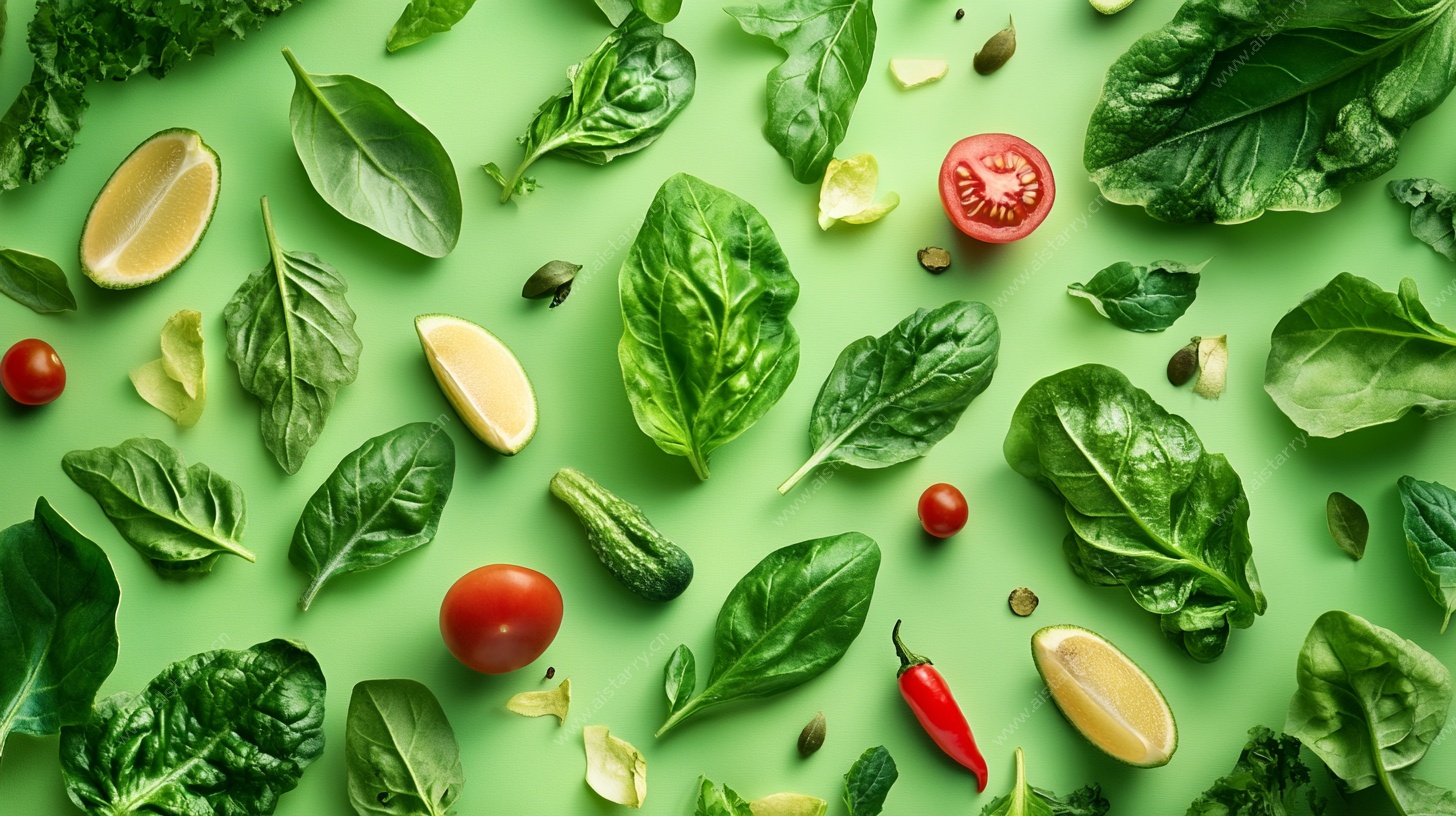 绿色新鲜蔬菜食材大集合