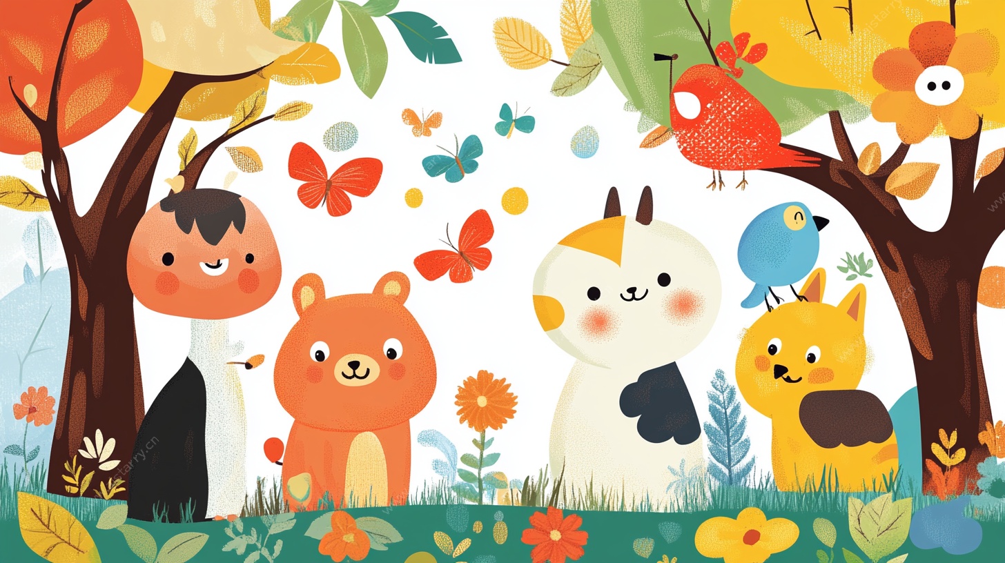 森林里的可爱动物们