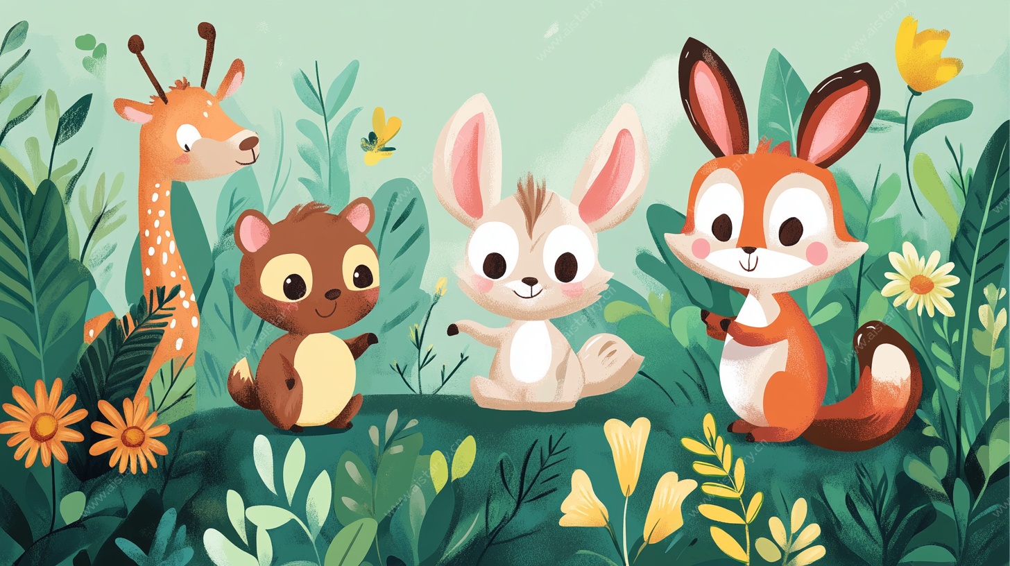 森林里的可爱小动物们