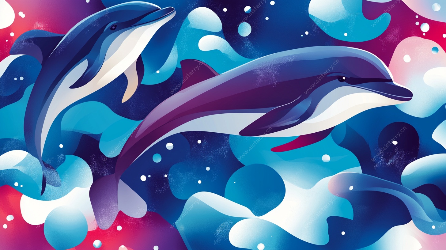 跃动的海豚与梦幻海洋