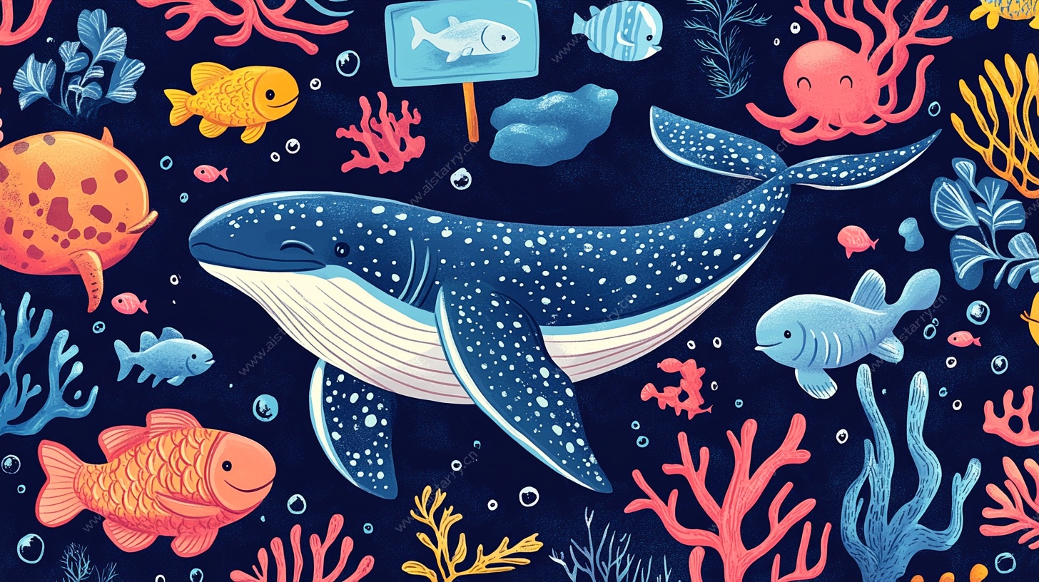 梦幻海底世界插画