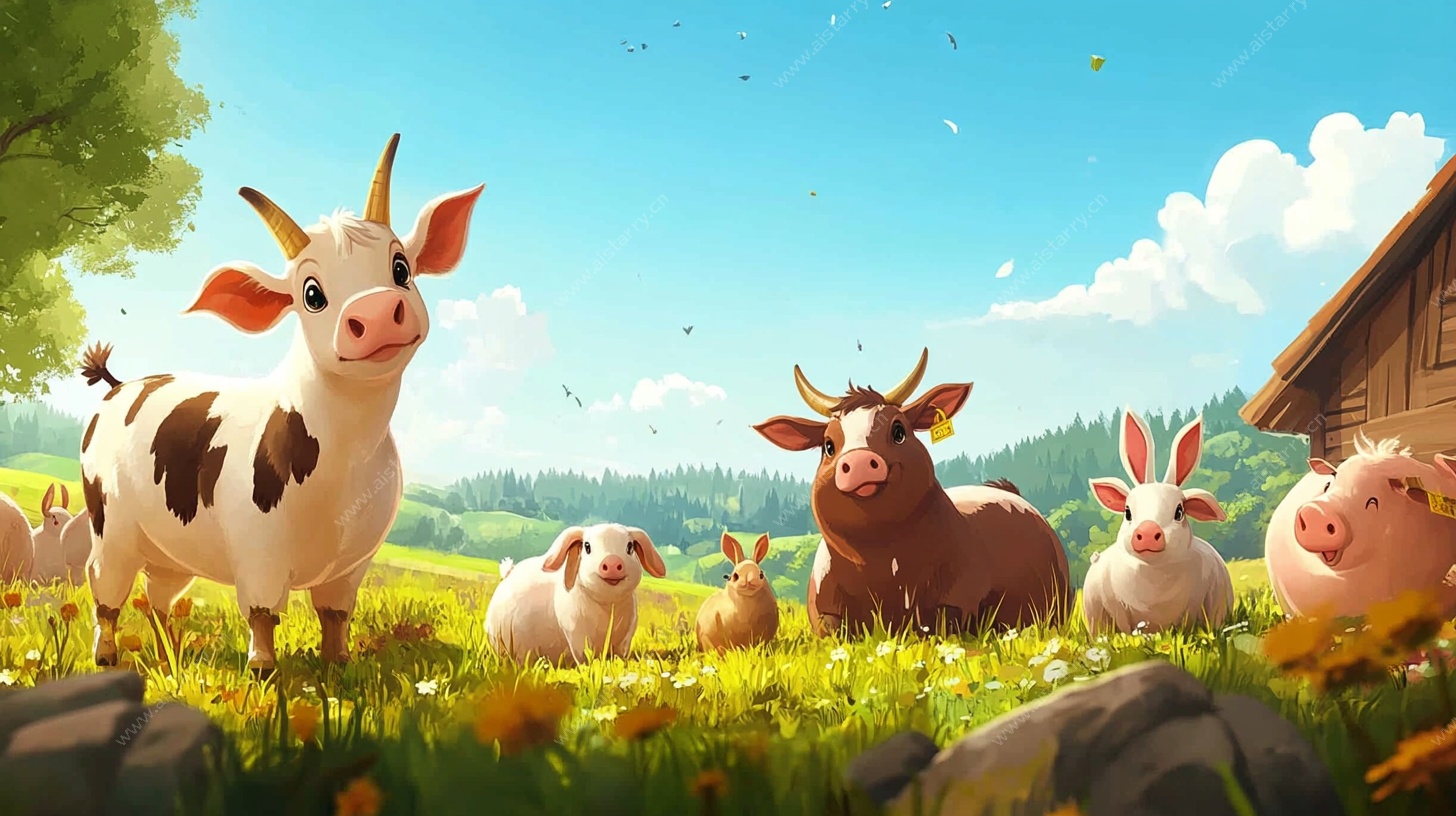 田园动物欢乐聚会