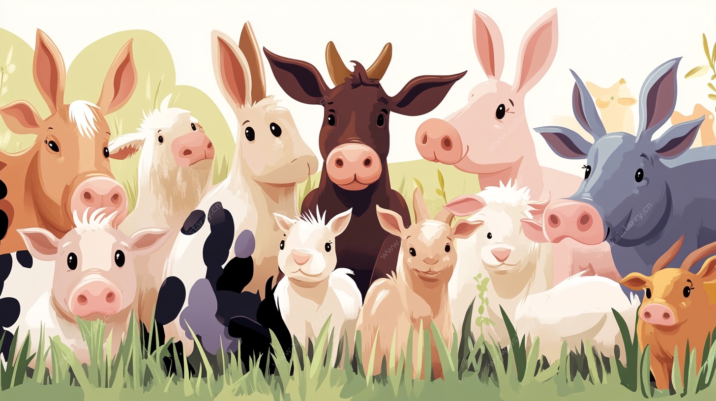 可爱农场动物大集合