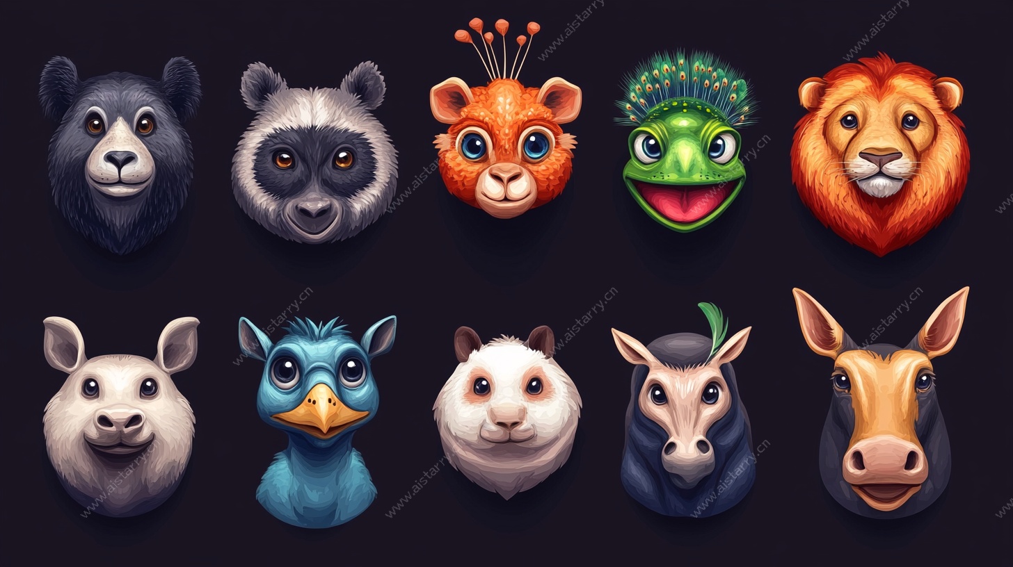 可爱动物头像集合