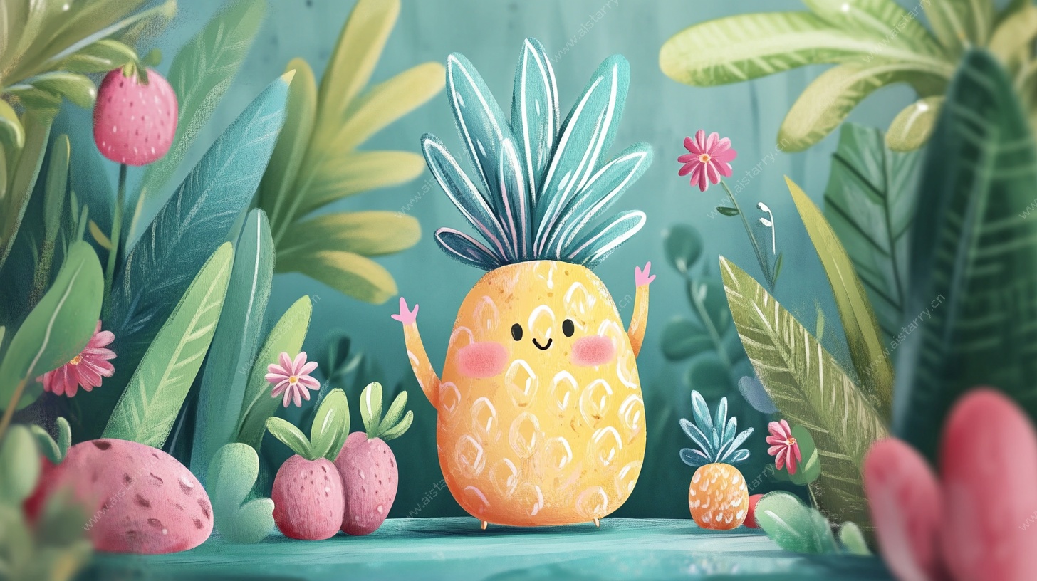 可爱菠萝的丛林奇遇