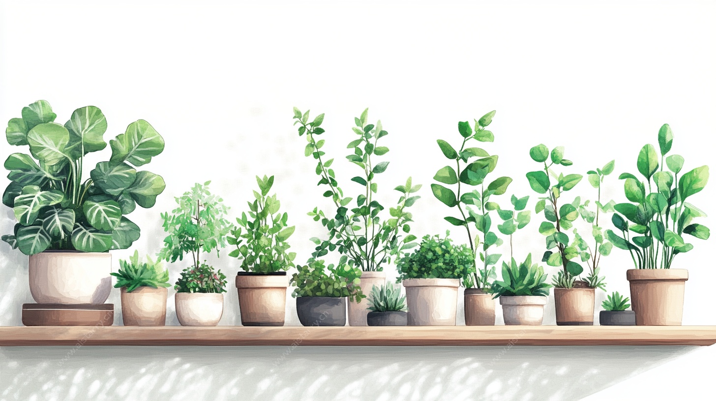 架上绿植集合
