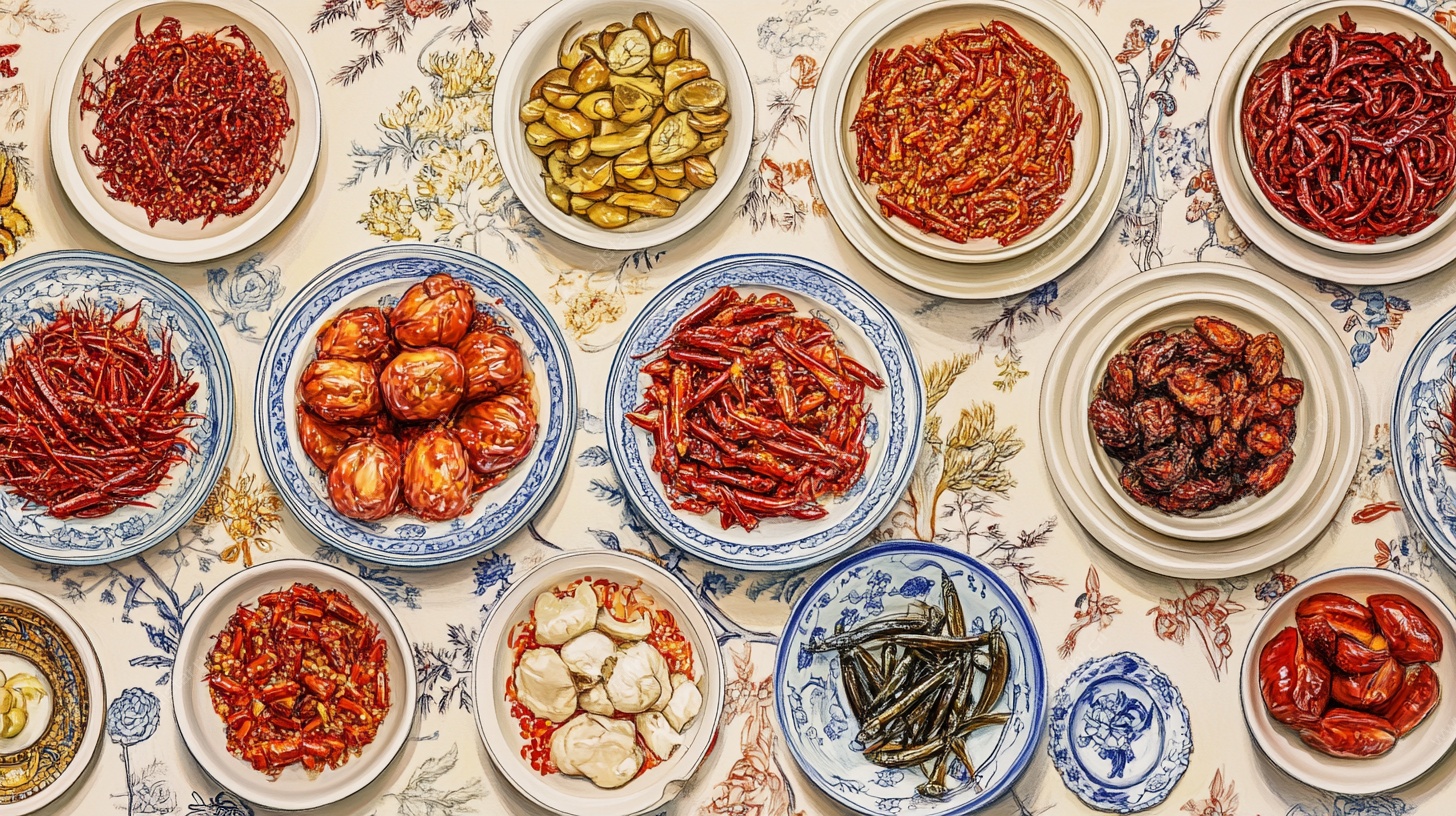 多样中式腌制小菜大赏