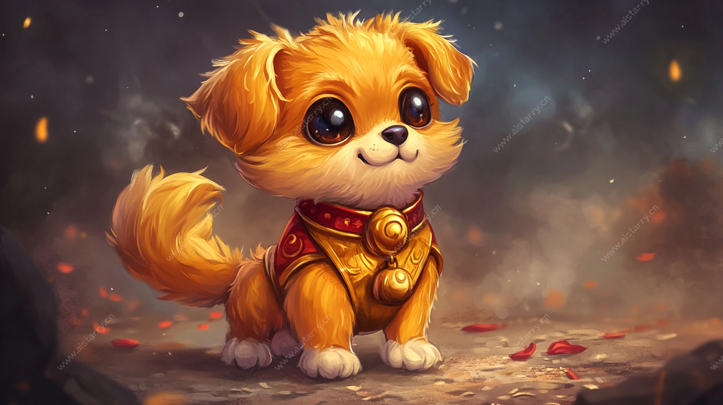 可爱国风小萌犬