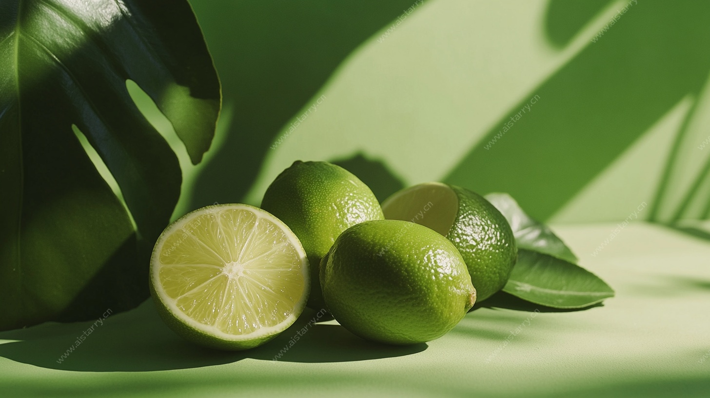 青柠静物图