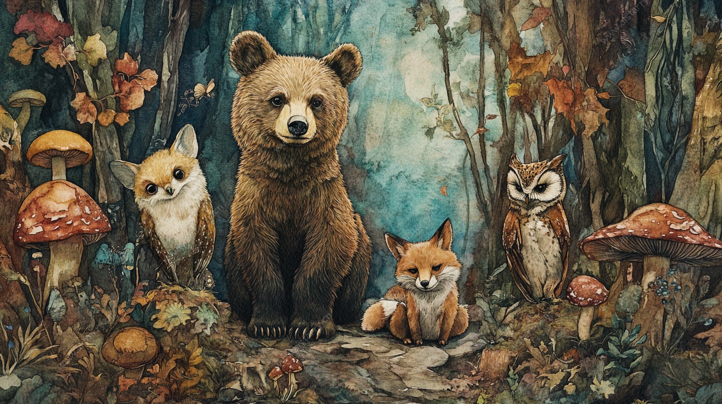 森林中的动物伙伴们