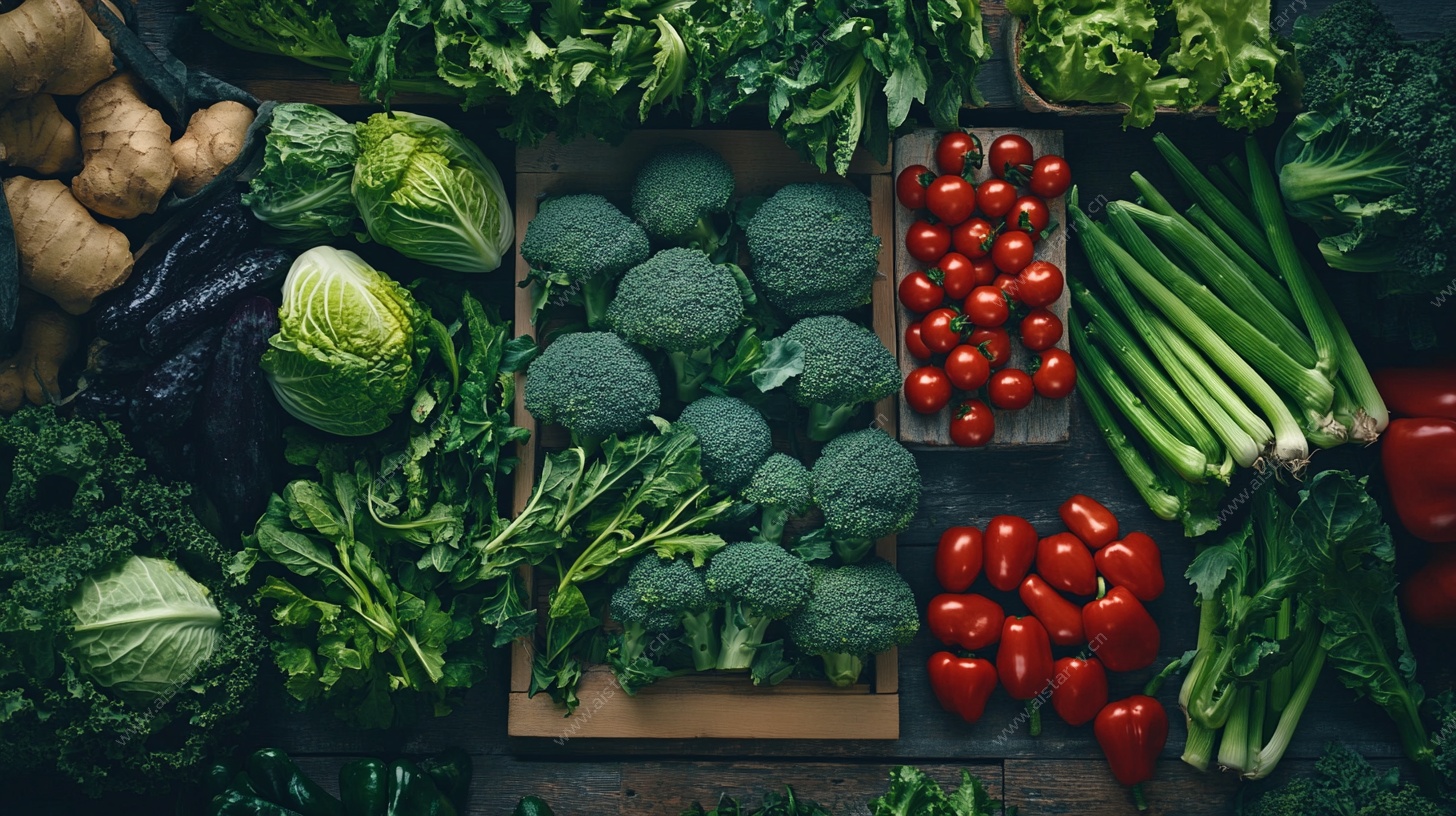 新鲜多样蔬菜大集合