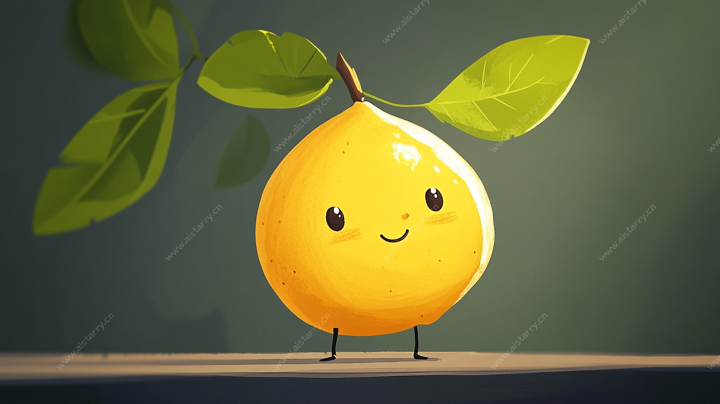 可爱柠檬卡通形象