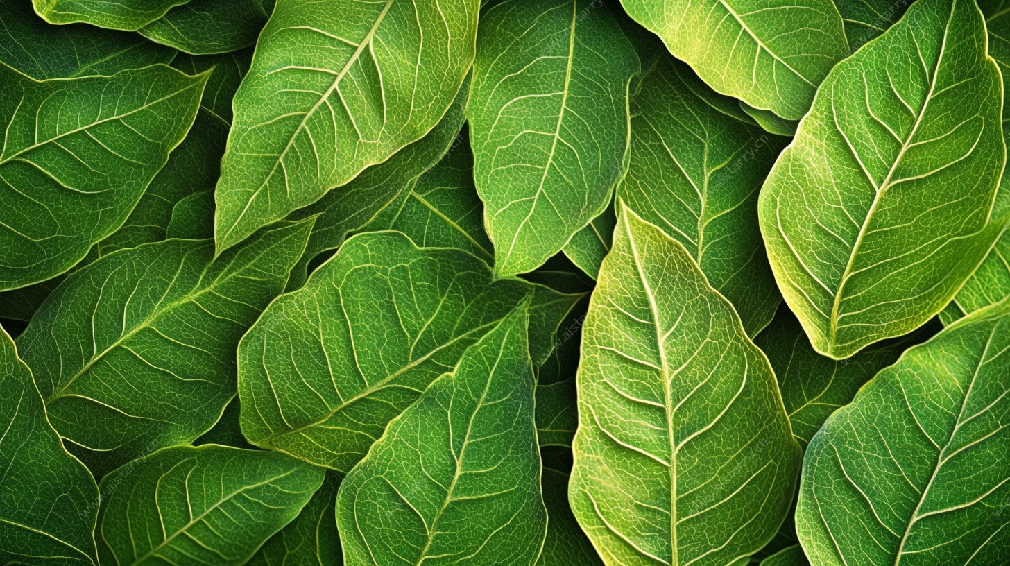 翠绿叶片背景图
