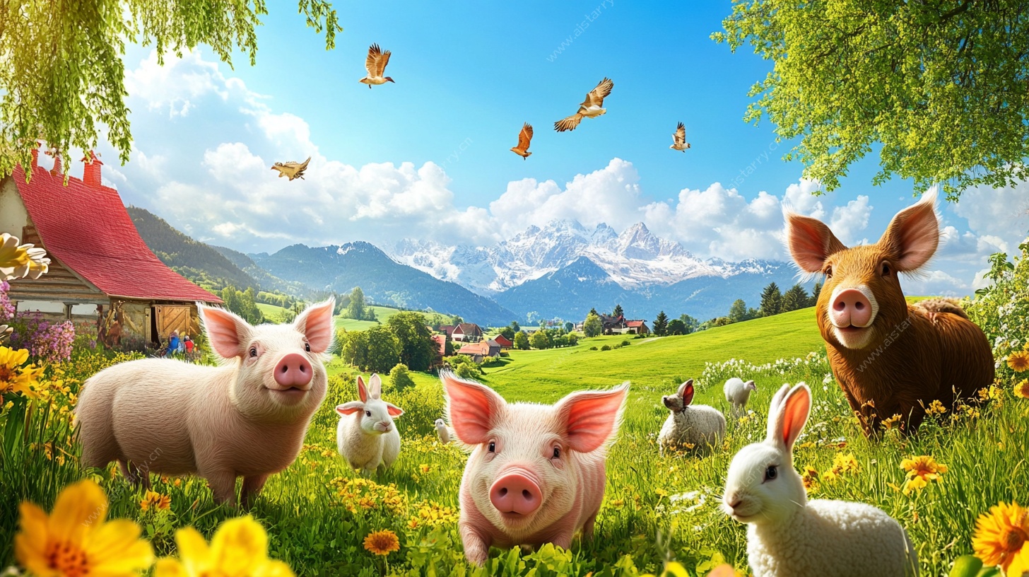 田园萌宠 动物欢乐相聚