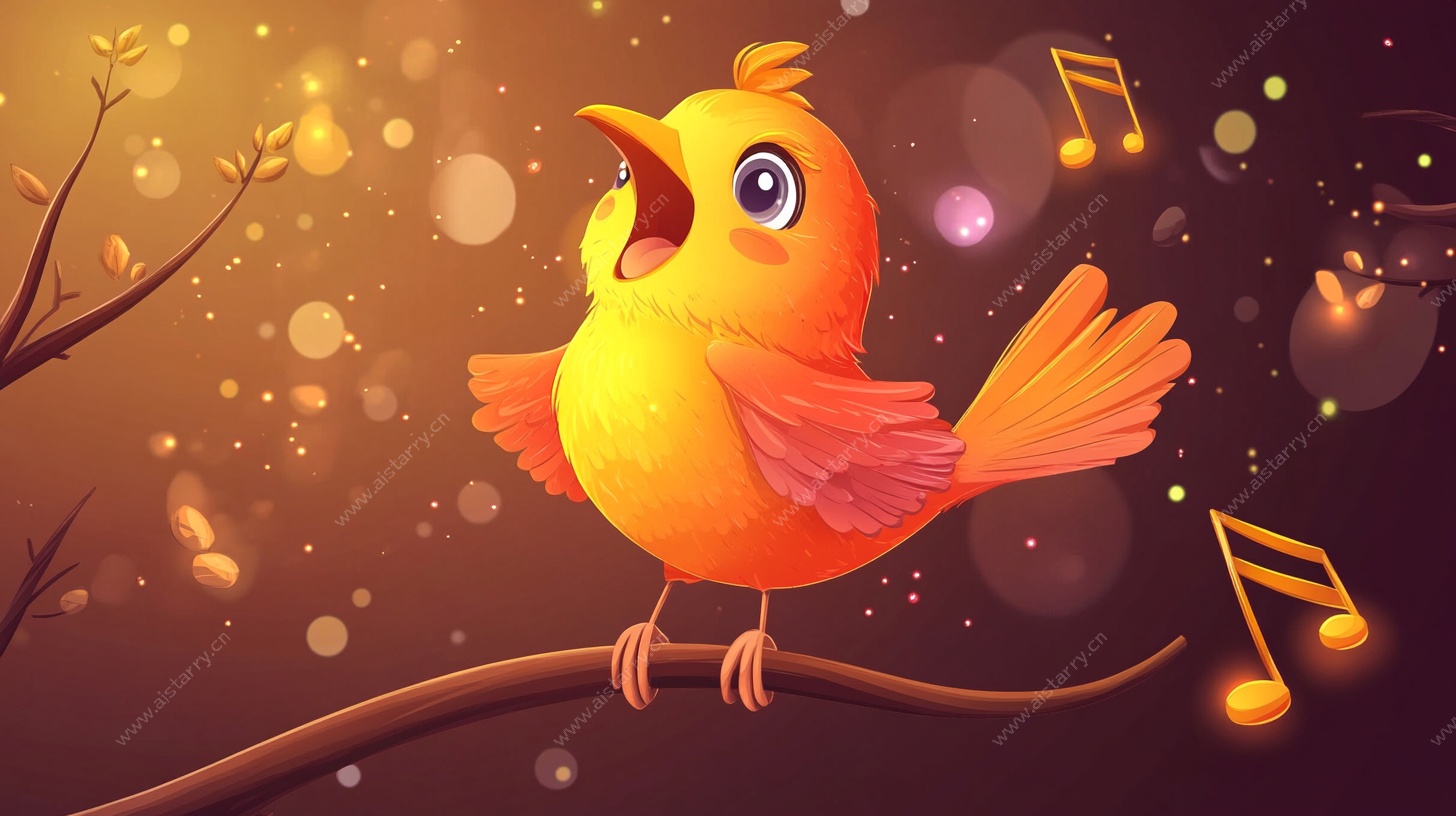 欢唱的小黄鸟
