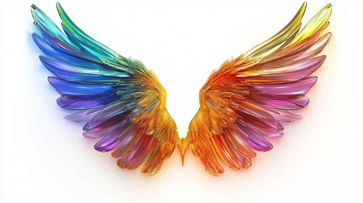 炫彩梦幻天使翅膀