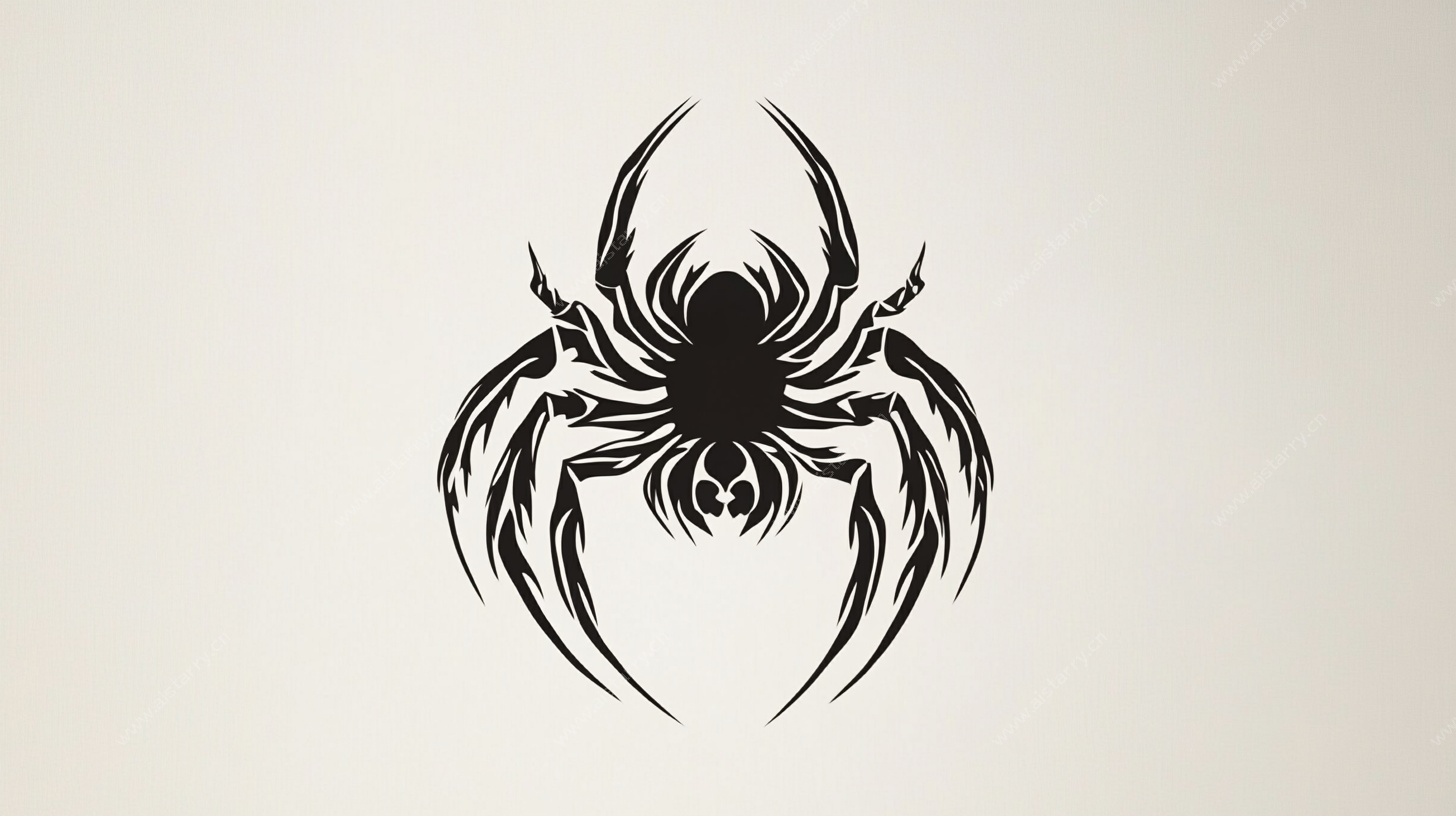 蜘蛛纹身图案设计