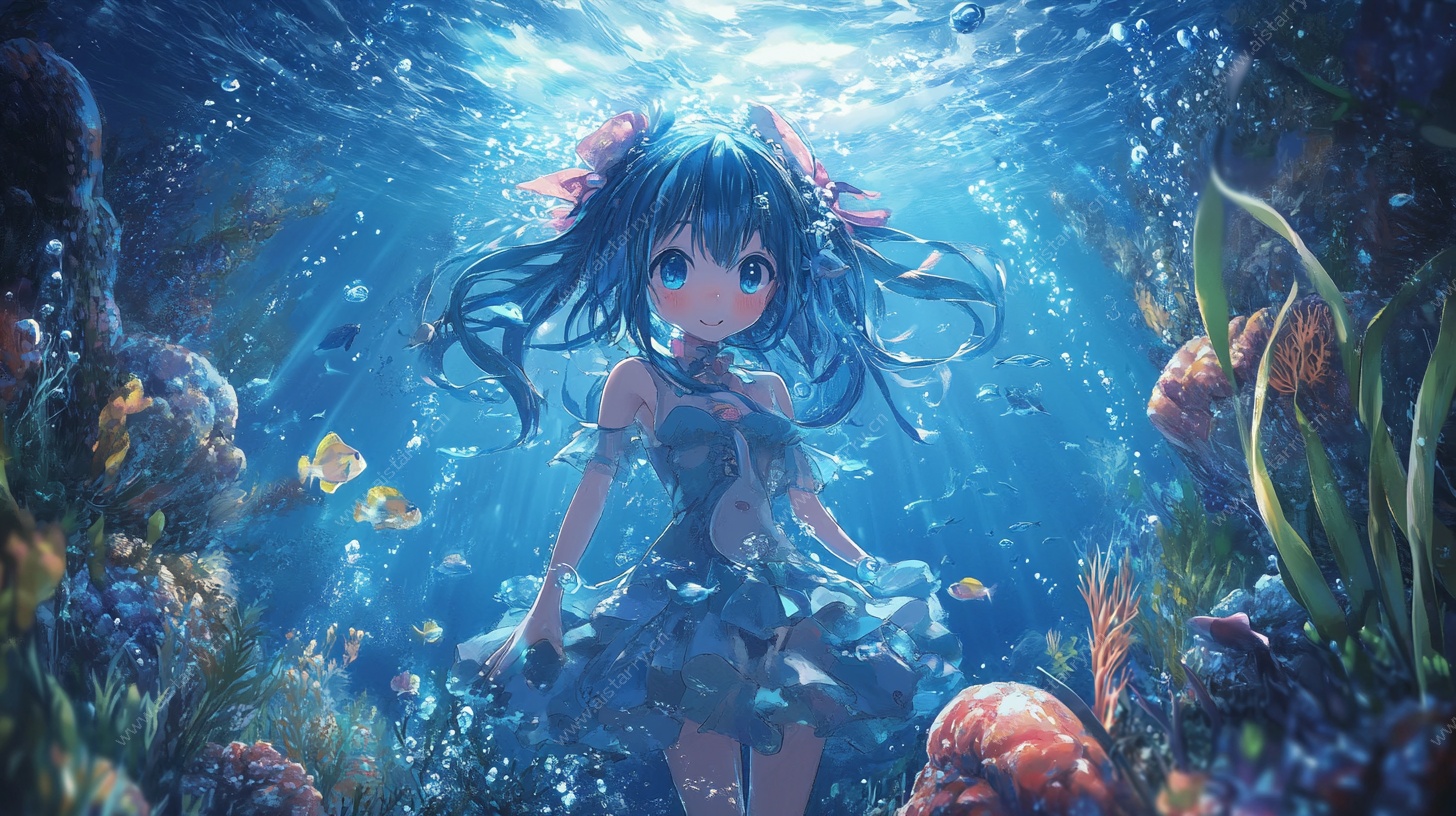 深海中的梦幻少女