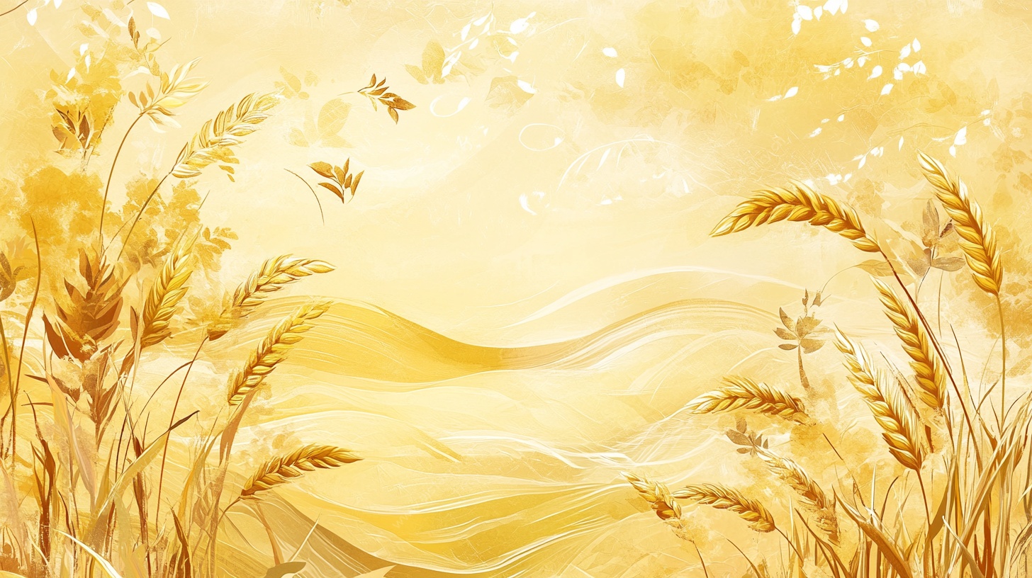 金色麦田风光图