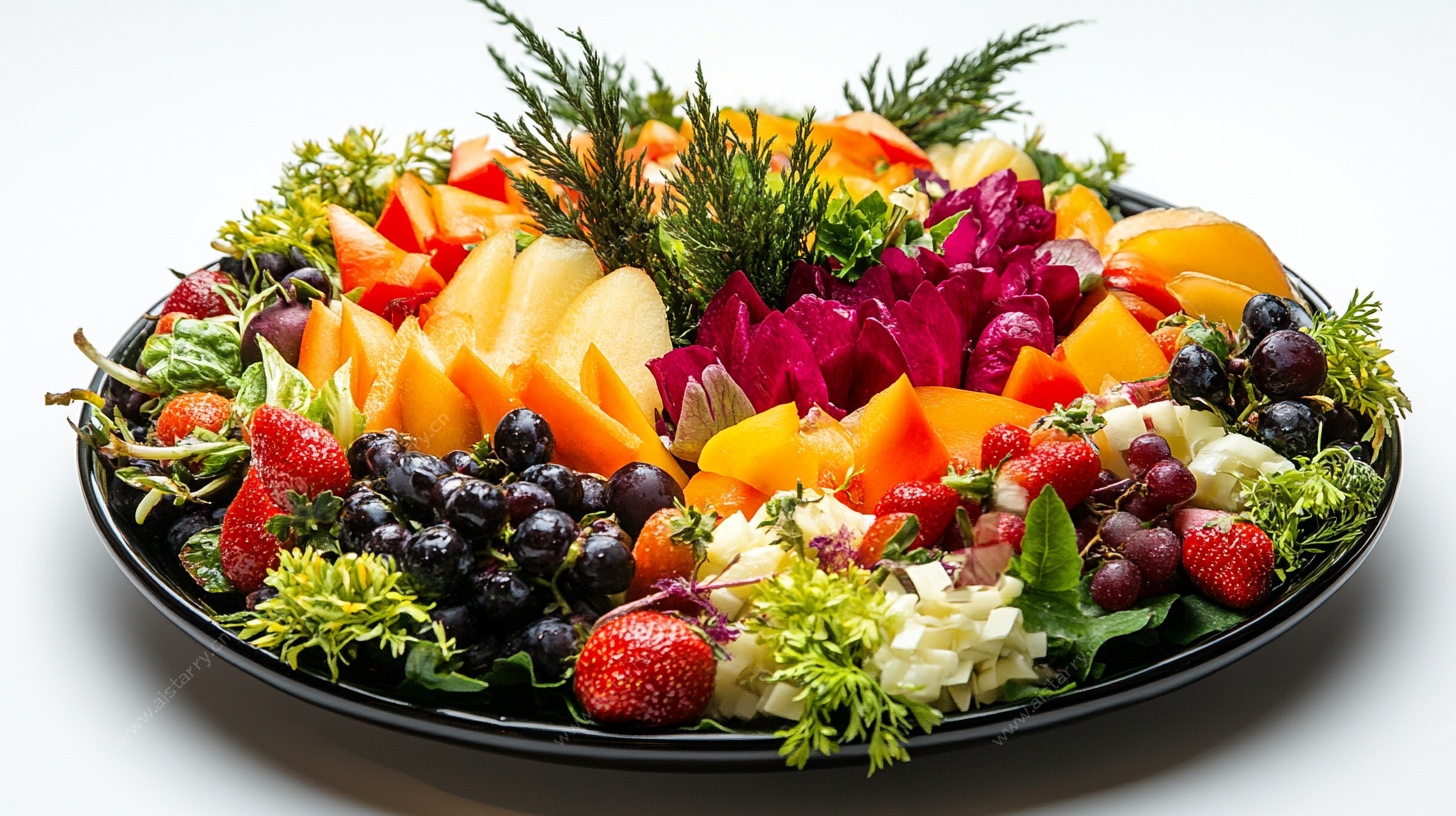 多彩缤纷水果拼盘