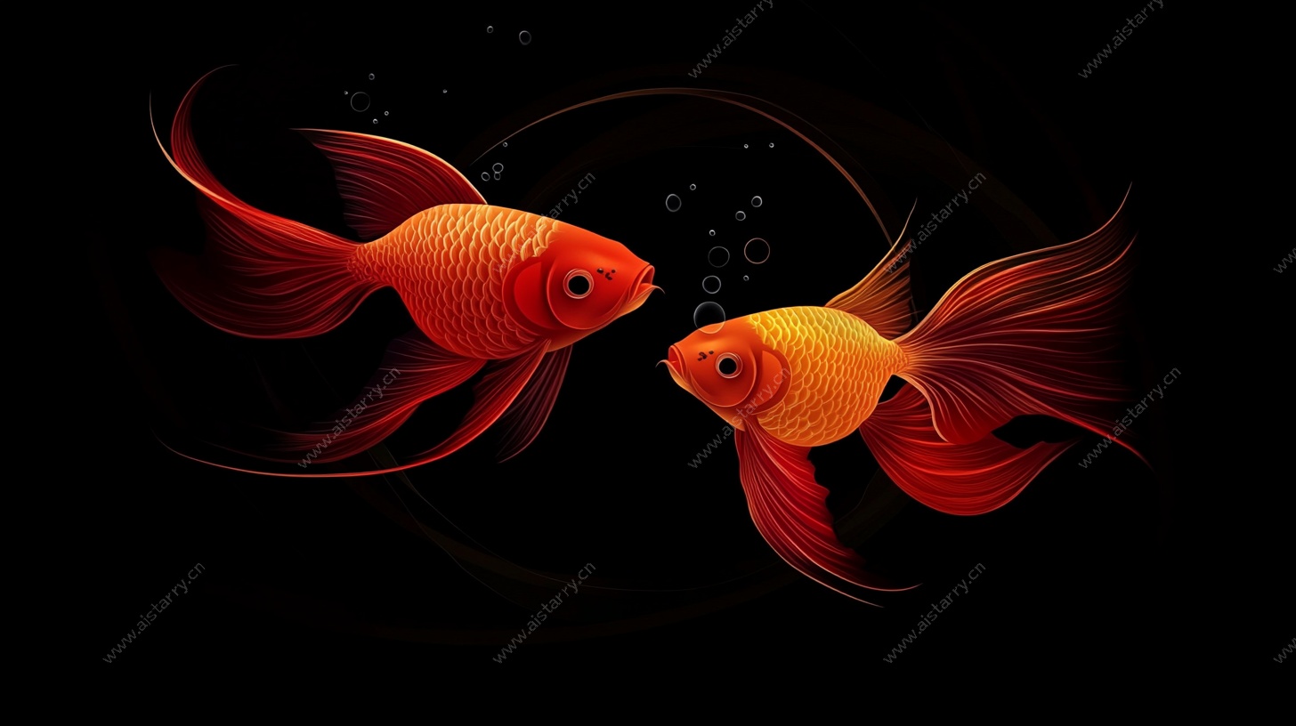 双金鱼灵动图