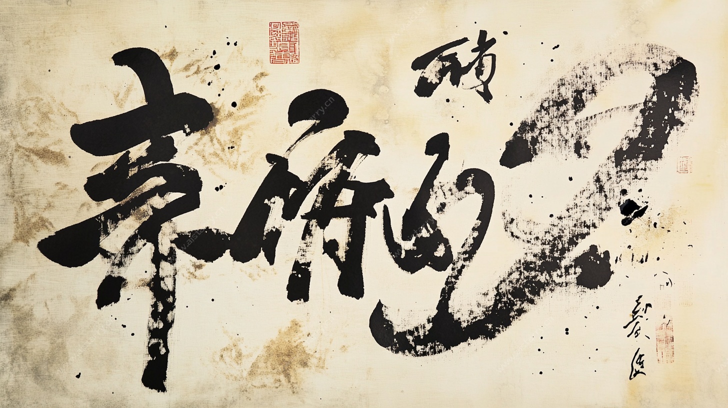 书法作品 宁静致远