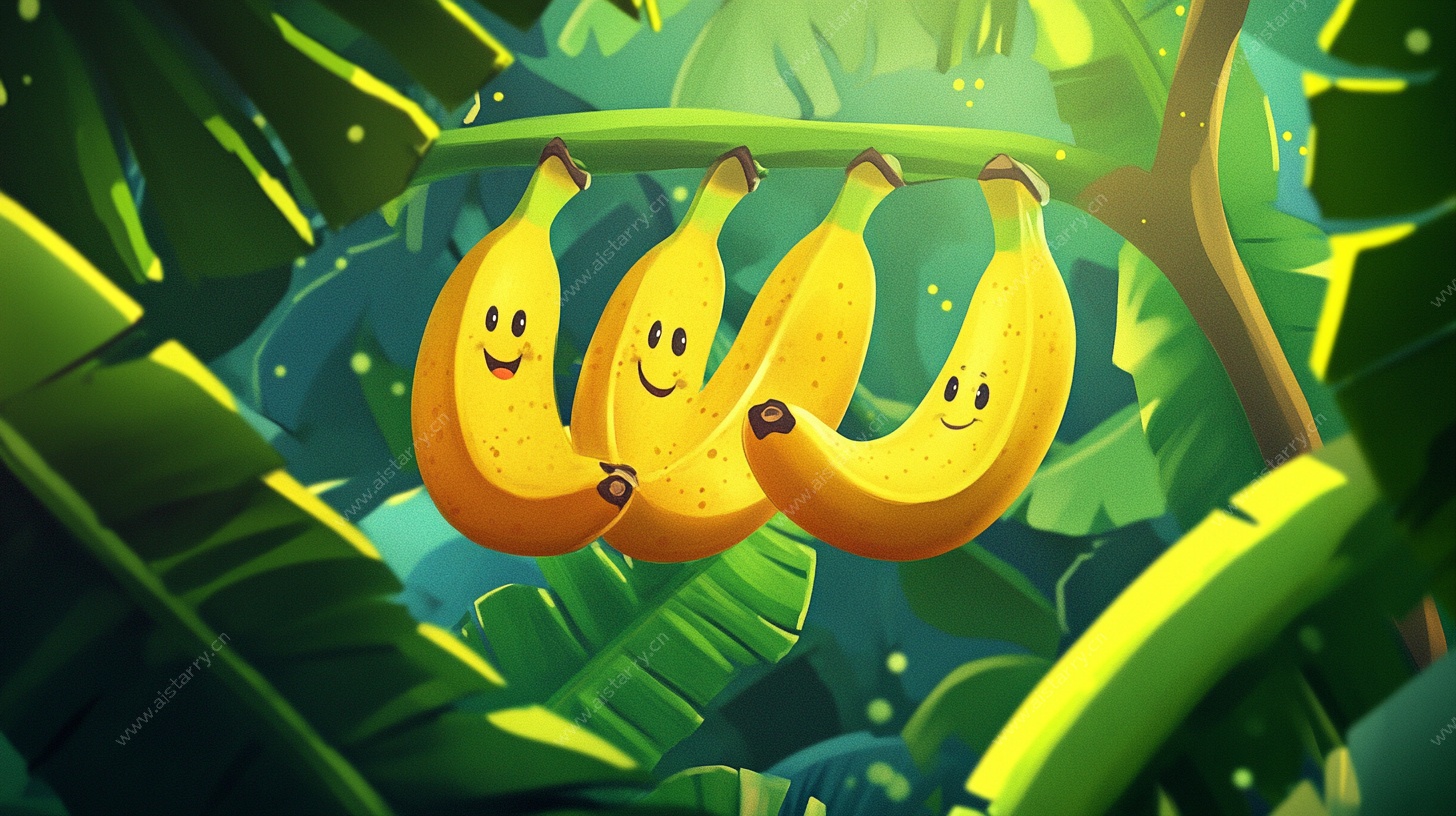 微笑香蕉的丛林奇遇