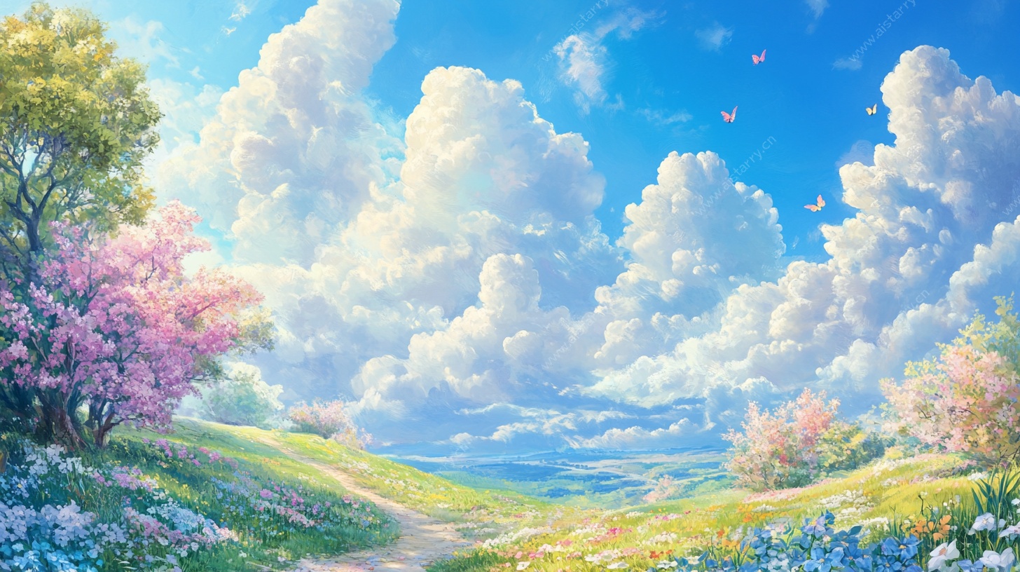 春日梦幻风景图