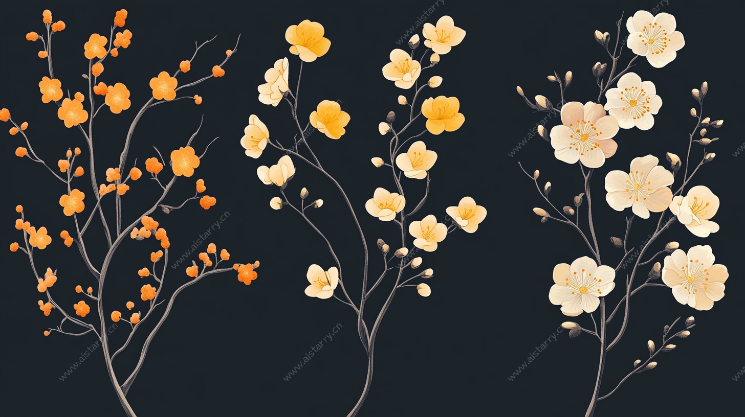 手绘花卉图案设计