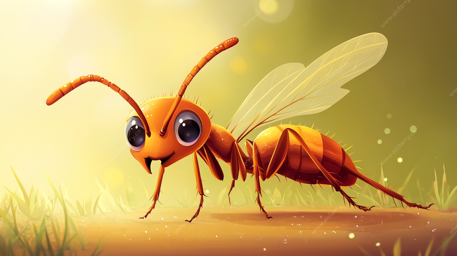 可爱卡通小蚂蚁